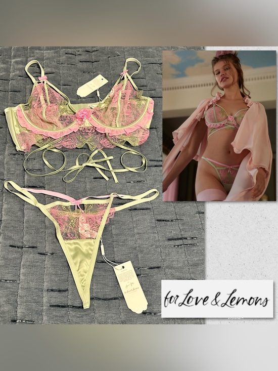 For Love And Lemons Other - For Love And Lemons Blakely Bra & G-String Set